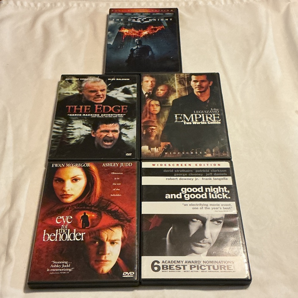 Assorted DVD Movie Collection - Lot of 5 variety